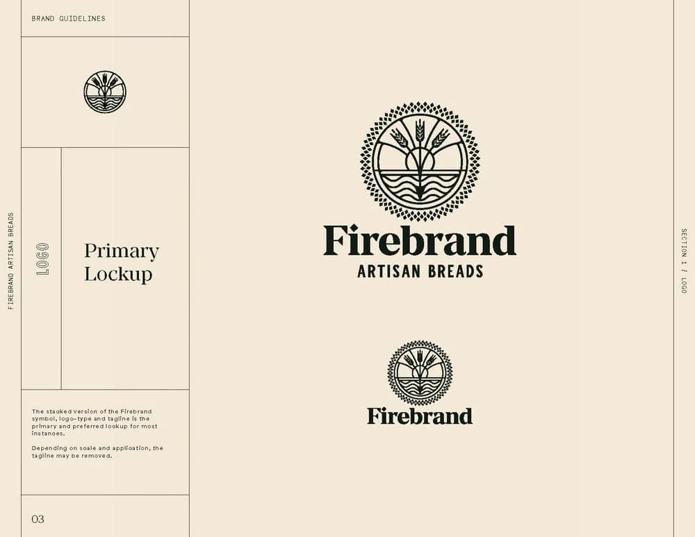 Firebrand logo lockup from the recovered brand-guidelines page.